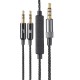 Replacement Nylon Flexural 1.2m Audio Cable with Microphone for Sol Republic Master Tracks HD V8 V10 V12 X3 Headphone Replacement Nylon Flexural 1.2m Audio Cable with Microphone for Sol Republic Master Tracks HD V8 V10 V12 X3 Headphone