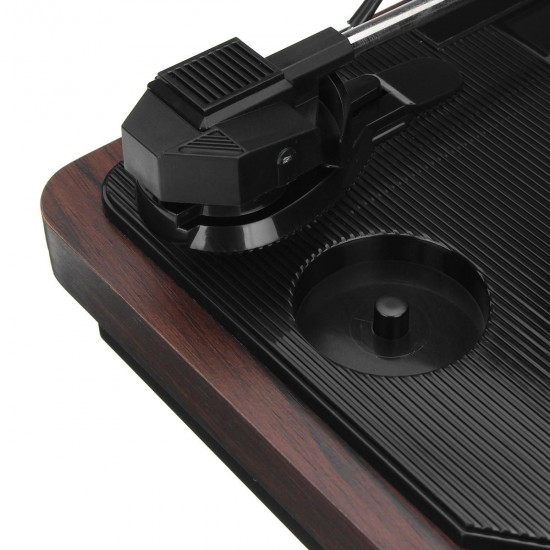 33RPM Antique Gramophone Turntable Disc Vinyl Wood Record Player RCA R/L 3.5mm Output USB 33RPM Antique Gramophone Turntable Disc Vinyl Wood Record Player RCA R/L 3.5mm Output USB