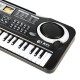 Standard 61 Keys Children Electronic Piano Keyboard with External Speaker Microphone Supports Singing Following Teaching Standard 61 Keys Children Electronic Piano Keyboard with External Speaker Microphone Supports Singing Following Teaching