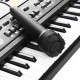 Standard 61 Keys Children Electronic Piano Keyboard with External Speaker Microphone Supports Singing Following Teaching
