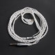Earphone Replacement Cable Upgraded Silver Plated Cable Use For V10 KZ ZS6 ZS5 ZS3 ZST ZSR Earphone Replacement Cable Upgraded Silver Plated Cable Use For V10 KZ ZS6 ZS5 ZS3 ZST ZSR