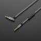 1M 3.5mm AUX Cable Male to Male Jack Audio Cable Cord with In-line Remote Microphone for Headphones
