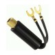 UHF VHF FM Gold Plated 75-300 Ohm TV Coaxial Antenna Cable Matching Transformer UHF VHF FM Gold Plated 75-300 Ohm TV Coaxial Antenna Cable Matching Transformer