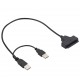 USB 2.0 To SATA Cable USB 2.0 Easy Drive Cable 2.5 Inch Hard Disk Cable