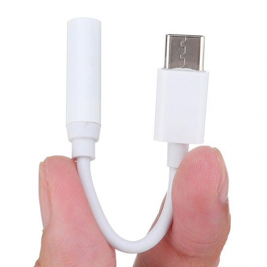 USB-C To 3.5 mm Headphone Adapter Audio Plug Cable for Smartphone