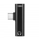 USB Type-C to 3.5mm Aux Jack Audio Cable For 9 Huawei P30 Pro Oneplus 7 Audio Charging Adapter USB Type-C to 3.5mm Aux Jack Audio Cable For 9 Huawei P30 Pro Oneplus 7 Audio Charging Adapter