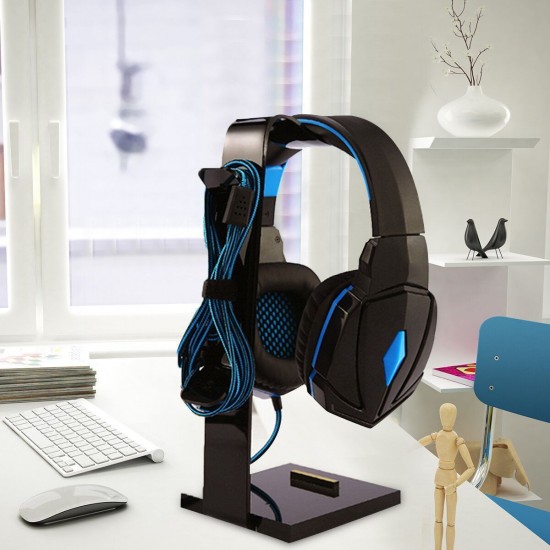 Universal Acrylic Headset Headphone Gaming Earphone Holder Hanger Display Stand