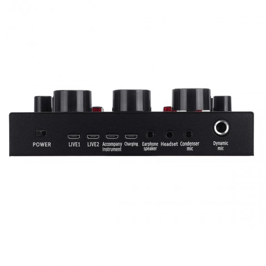 V811 Live Sound Card Electronic Sounds KTV Anchors Singing 3 Modes Music Live Sound Card for Phone Computer V811 Live Sound Card Electronic Sounds KTV Anchors Singing 3 Modes Music Live Sound Card for Phone Computer