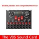 V8S bluetooth Sound Card Live Broadcast Equipment Sound Card Live Drive Free Rechargeable English Version For Guitar Accessories Karaoke Microphone With Mic