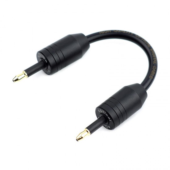 3.5mm Round to 3.5mm Round Plug Audio Optical Fiber Cable