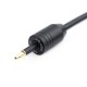 Square Plug to 3.5mm Round Plug Optical Fiber Audio Cable