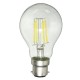 A60 B22 4W White Warm White COB LED Filament Retro Edison Bulbs AC 220V