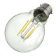 A60 B22 4W White Warm White COB LED Filament Retro Edison Bulbs AC 220V