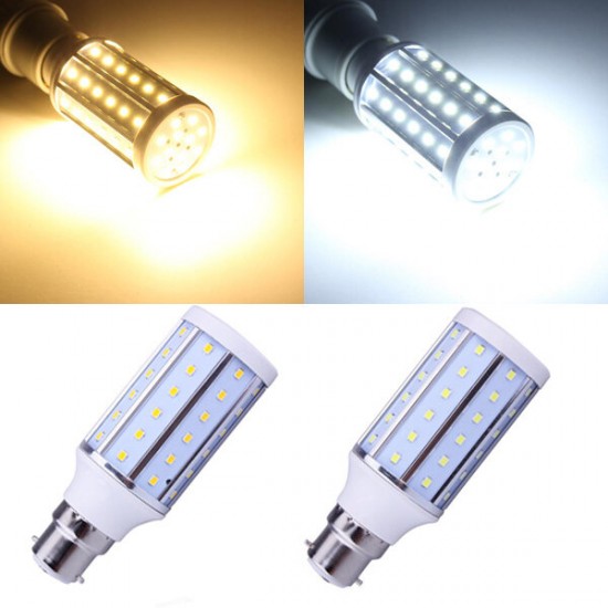 B22 10W Warm White/White 60 SMD 2835 220-240V LED Corn Light Bulb