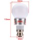 B22 16 Color RGB 3W LED Remote Control Colorful Spot Bulb AC 85-240V