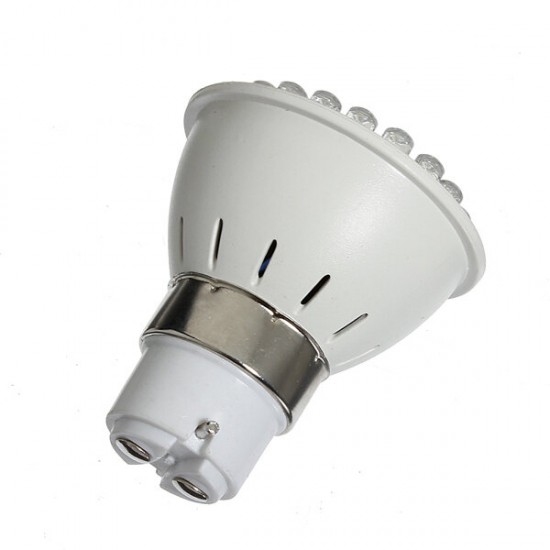 B22 2.5W 160LM Warm White 38 LED Spotlightt Bulb 110-240V