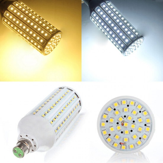 B22 30W White/Warm White 5050 SMD 165 LED Corn Bulb Lamps AC110V B22 30W White/Warm White 5050 SMD 165 LED Corn Bulb Lamps AC110V