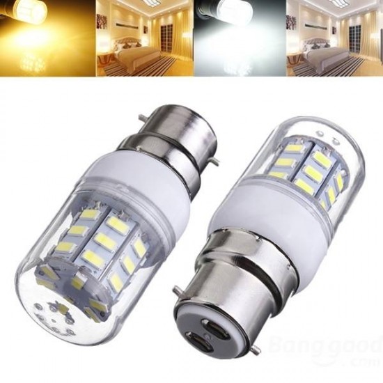 B22 3.5W 420LM AC220V White/Warm White SMD 5730 LED Corn Light Bulbs