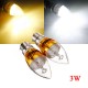 B22 3W 3 LED White/Warm White LED Candle Light Bulb 85-265V