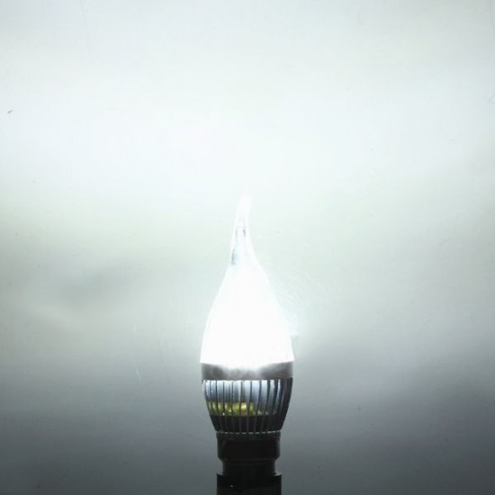 B22 3W AC85-265V White/Warm White Golden Cover LED Candle Light Bulb