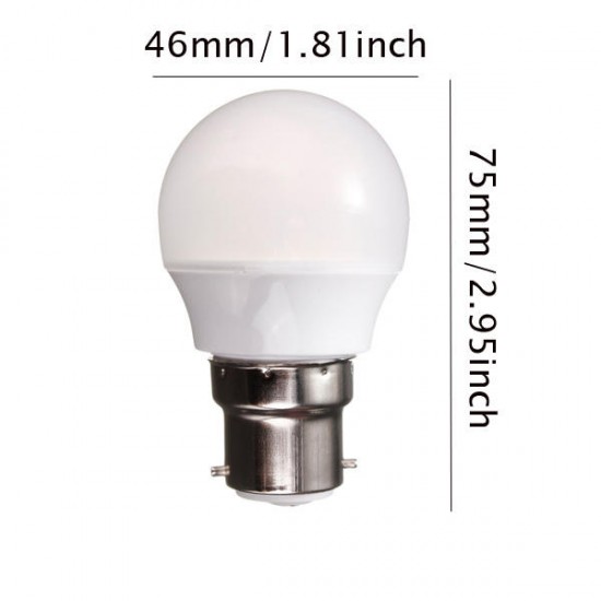 B22 3W Warm White/White AC 220V 8 SMD 2835 LED Globe Light Bulb B22 3W Warm White/White AC 220V 8 SMD 2835 LED Globe Light Bulb