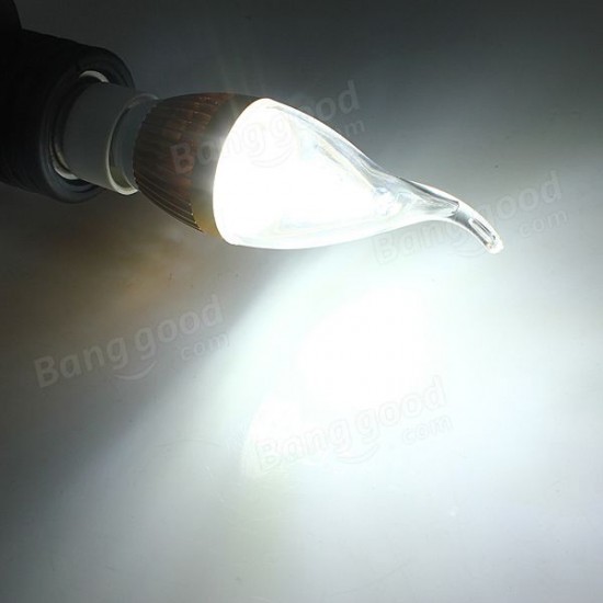 B22 4.5W 500-550lm White/Warm White LED Candle Light Bulb 85-265V