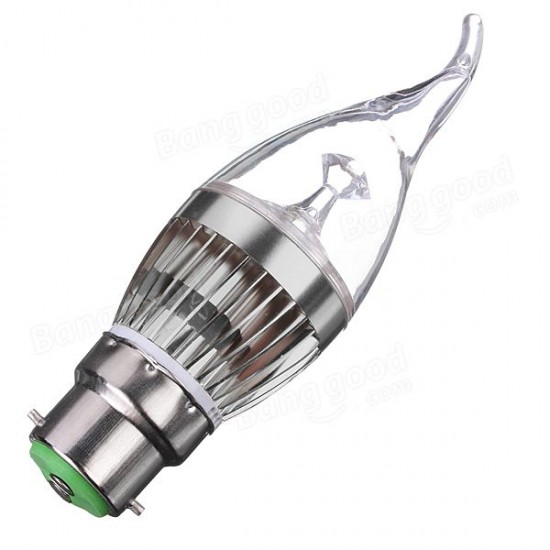 B22 4.5W 500-550lm White/Warm White LED Candle Light Bulb 85-265V B22 4.5W 500-550lm White/Warm White LED Candle Light Bulb 85-265V