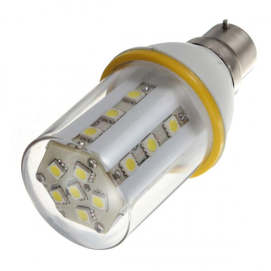 B22 4W Pure White 24 SMD 5050 Energy Saving LED Corn Bulb 220-240V B22 4W Pure White 24 SMD 5050 Energy Saving LED Corn Bulb 220-240V