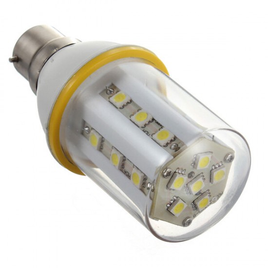 B22 4W Pure White 24 SMD 5050 Energy Saving LED Corn Bulb 220-240V B22 4W Pure White 24 SMD 5050 Energy Saving LED Corn Bulb 220-240V