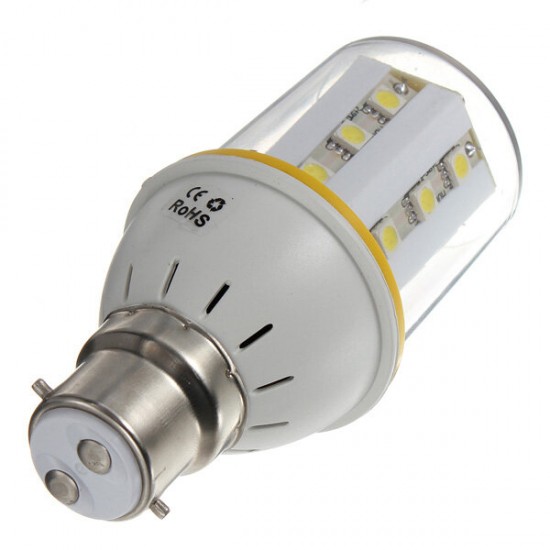 B22 4W Pure White 24 SMD 5050 Energy Saving LED Corn Bulb 220-240V B22 4W Pure White 24 SMD 5050 Energy Saving LED Corn Bulb 220-240V