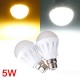 B22 5W 18LED 3014 SMD Globe Bulb Light Lamp White/Warm White 220-240V