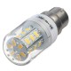 B22 5W 24 SMD 5730 Warm White/White LED Corn Light Bulbs AC 110V
