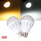 B22 9W 30LED 3014 SMD Globe Bulb Light Lamp White/Warm White 220-240V