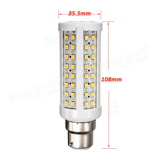 B22 9W Pure White/Warm White 114 SMD 3528 LED Corn Light Bulb 220V B22 9W Pure White/Warm White 114 SMD 3528 LED Corn Light Bulb 220V