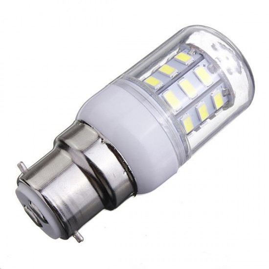 B22 LED Light Bulb 3.5W 5730 SMD LED 400LM Pure White Corn Lamp Indoor Home Lighting AC110V