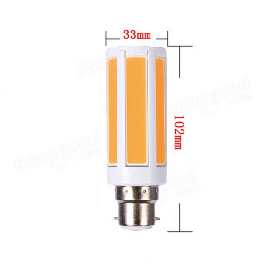 B22 White/Warm White 7W Corn Bulb Lamp 108 LED Bright Light 85-264V