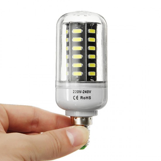 E27 E14 B22 9W SMD 7030 Pure White Warm White LED Corn Light Lamp Bulb AC110V AC220V