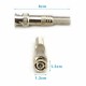 BNC Male Connector for RG-59 Coaxial Cable Brass End Crimp Cable Screwing CCTV Camera No Welding