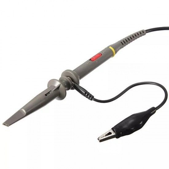 2Pcs P6100 Oscilloscope 100MHz PKCATI BNC Clip Probe Clip Cable