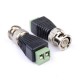 2pcs Coax CAT5 BNC Video Balun Connector for Security Camera System