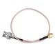 3pcs 30cm BNC Male to SMA Male Connector 50ohm Extension Cable Length Optional