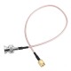 3pcs 30cm BNC Male to SMA Male Connector 50ohm Extension Cable Length Optional