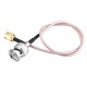 3pcs 30cm BNC Male to SMA Male Connector 50ohm Extension Cable Length Optional