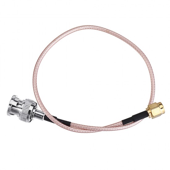 3pcs 50cm BNC Male to SMA Male Connector 50ohm Extension Cable Length Optional