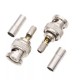 5Pcs Y-1073 BNC Male Plug Fully Shielded High Precision High Frequency Test BNC Connector 5Pcs Y-1073 BNC Male Plug Fully Shielded High Precision High Frequency Test BNC Connector