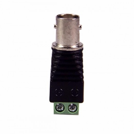 BNC Female Jack Coax Cat5 Cat6 CCTV Coaxial Camera Video Balun AV Screw Terminal Connector