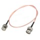 BNC Male plug to BNC Male Plug RG316 Pigtail RF Jumper Cable 1.6ft For Wireless