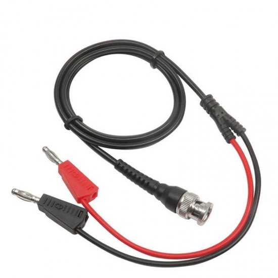 P1009 BNC Q9 Male Plug To Dual 4mm Stackable Banana Plug 500V/5A with Socket Test Leads Probe Cable 120CM Electrical Tool P1009 BNC Q9 Male Plug To Dual 4mm Stackable Banana Plug 500V/5A with Socket Test Leads Probe Cable 120CM Electrical Tool