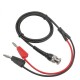 P1009 BNC Q9 Male Plug To Dual 4mm Stackable Banana Plug 500V/5A with Socket Test Leads Probe Cable 120CM Electrical Tool P1009 BNC Q9 Male Plug To Dual 4mm Stackable Banana Plug 500V/5A with Socket Test Leads Probe Cable 120CM Electrical Tool