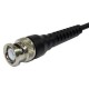 P1013 BNC Q9 Male Plug To BNC Q9 Male Plug Oscilloscope Test Probe Cable Lead 100CM
